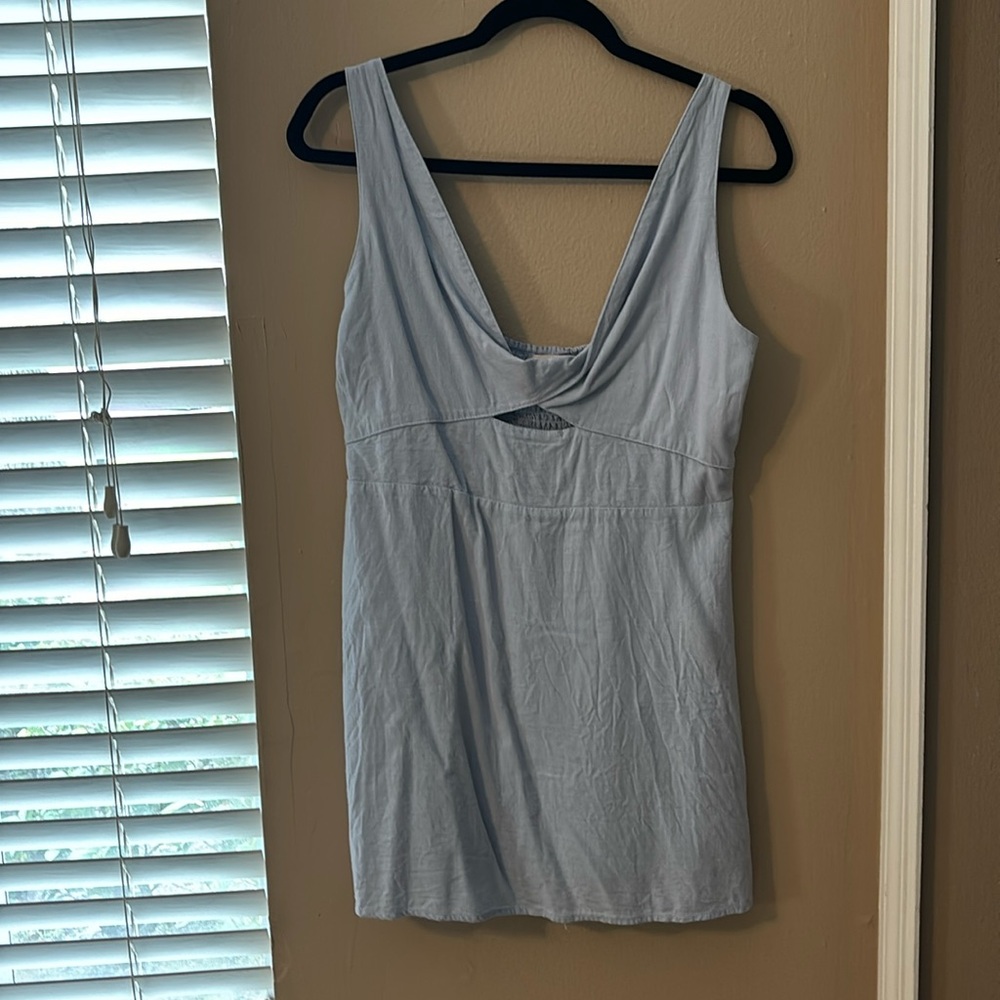 Dress - light blue mini